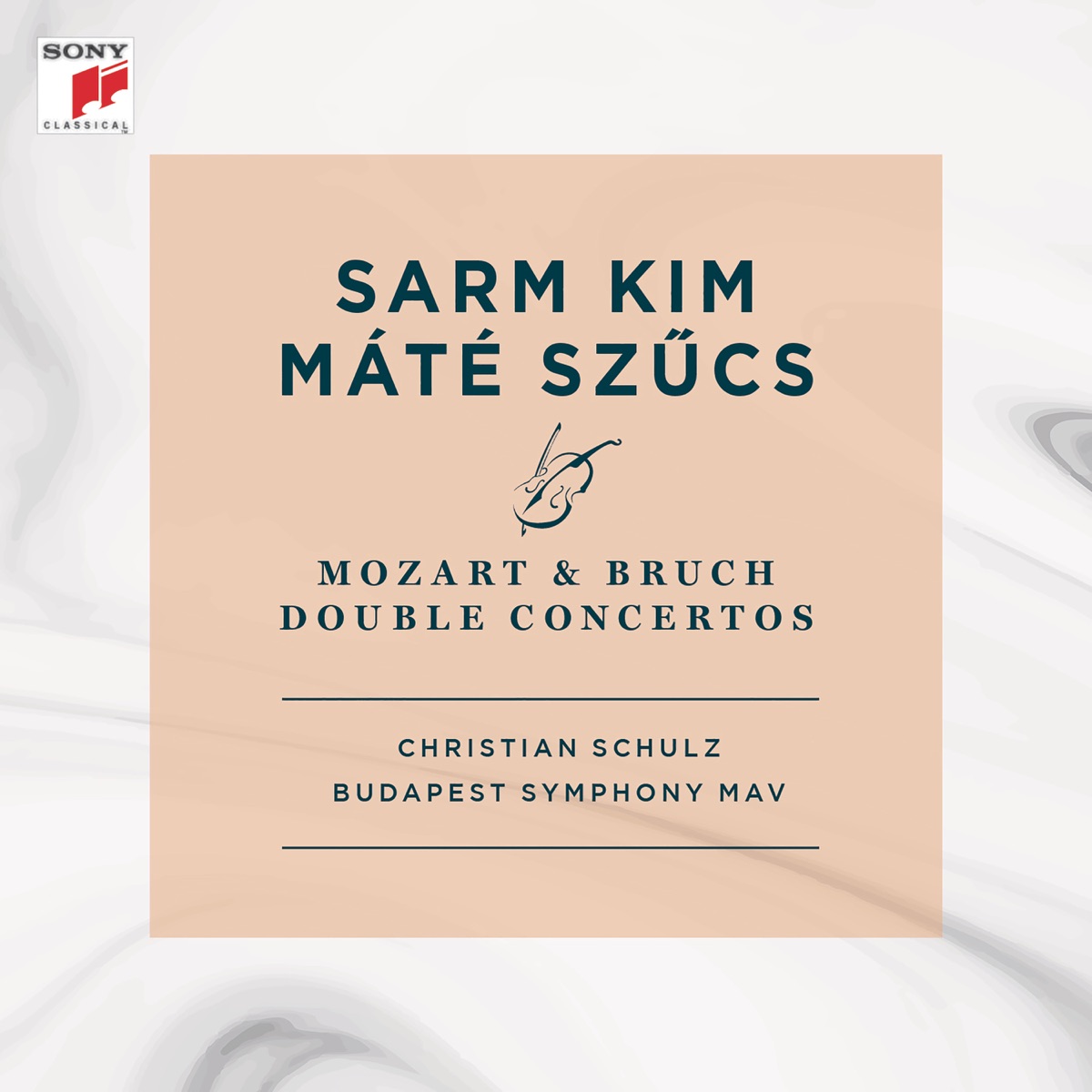 Mozart & Bruch Double Concertos by Kim Sarm & Máté Szűcs album cover