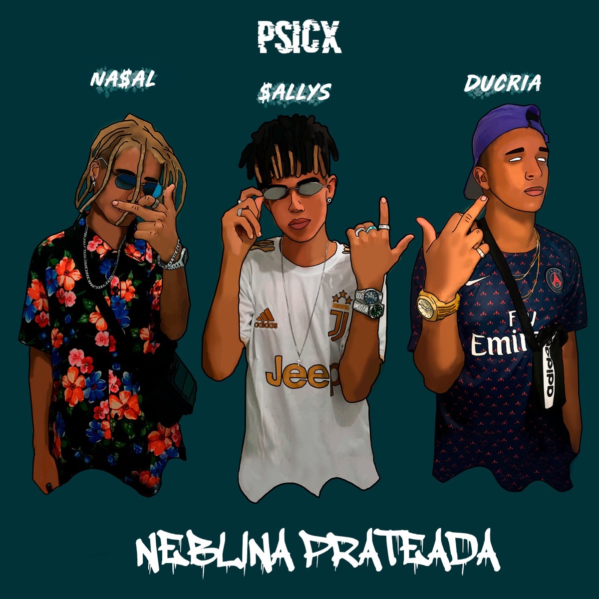 Neblina Prateada (feat. Nasal & Ducria) - Single by psicx album cover