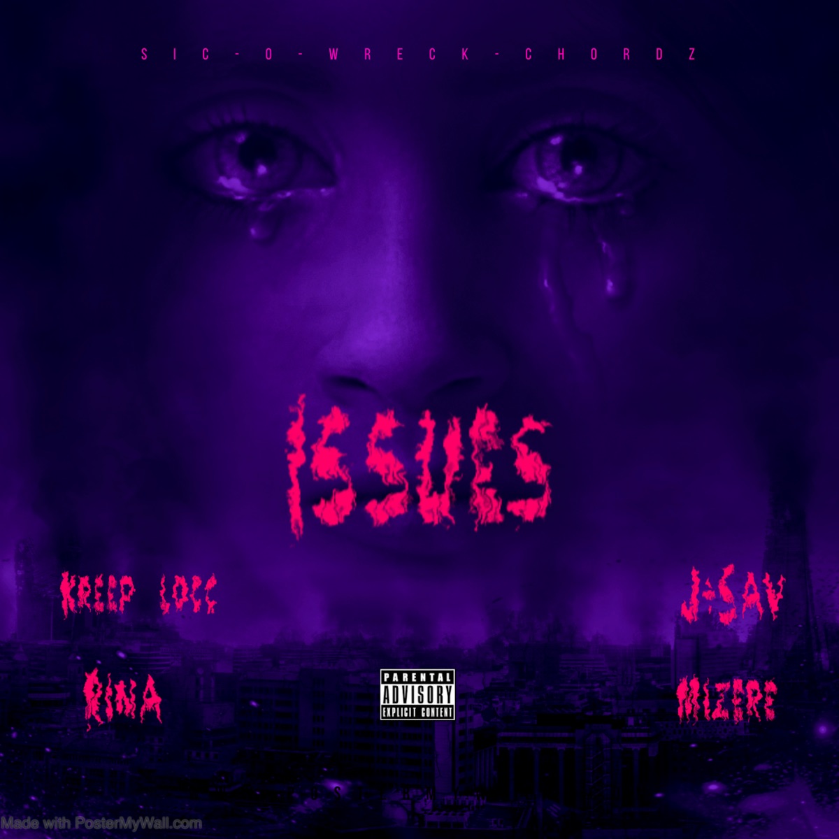 Issues (feat. Rina Mami, J Sav & Mizere) - Single by Kreep Locc album cover