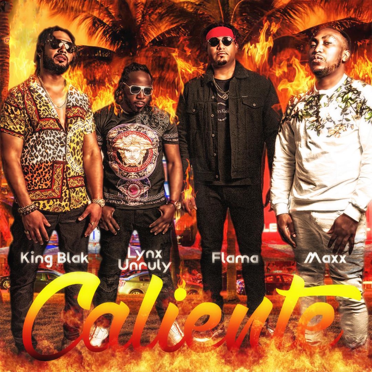 Caliente (Remix) - Single by King Blak, Lynx Unruly, Flama & Maxx album cover
