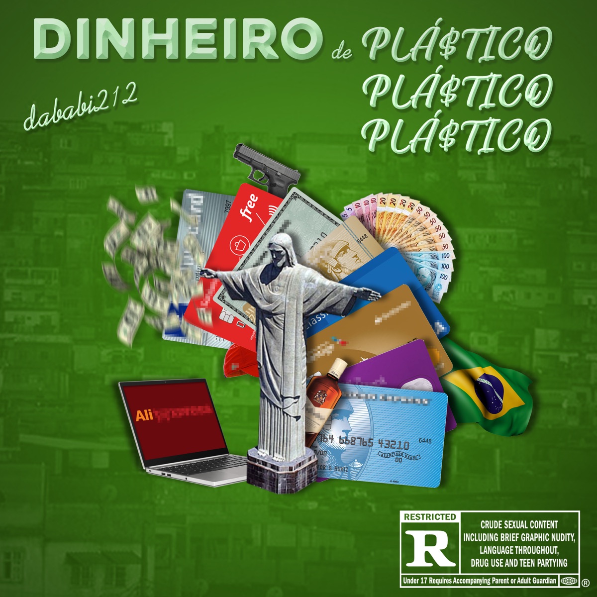 Dinheiro de Plástico - Single by Dababi 212 album cover