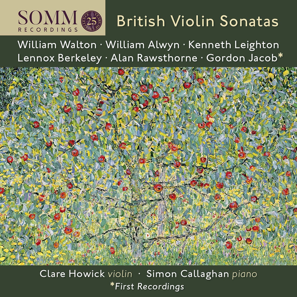 British Violin Sonatas by Clare Howick & Simon Callaghan album cover