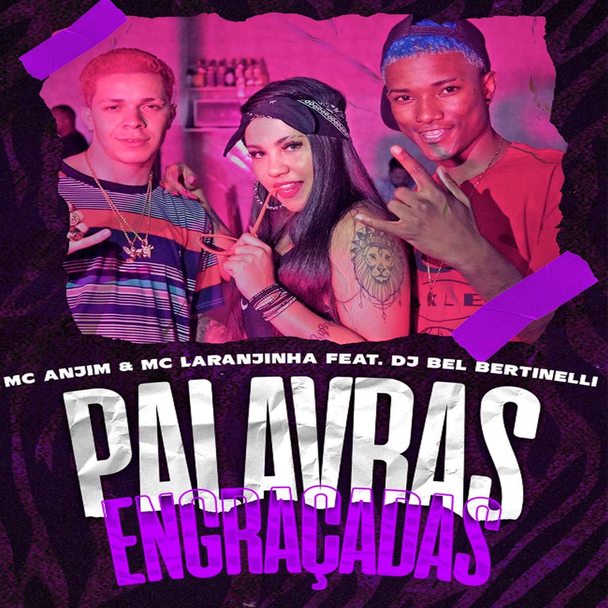 Palavras Engraçadas (feat. Dj Bell Bertinelli) - Single by Mc Anjim & Mc Laranjinha album cover