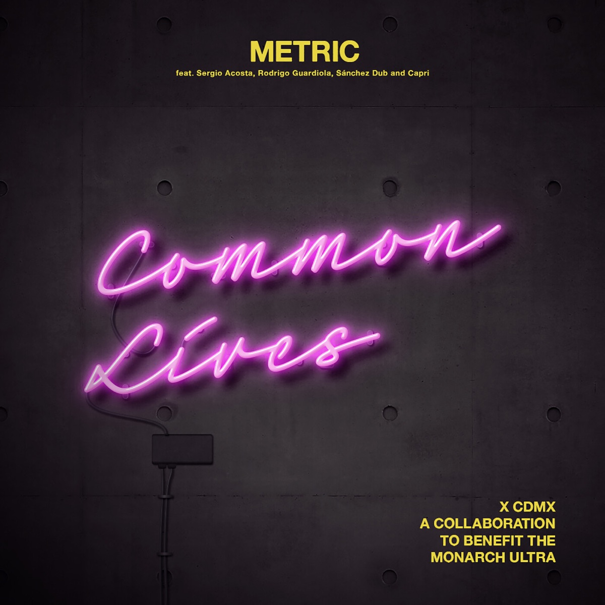 Common Lives (feat. Sergio Acosta, Rodrigo Guardiola, Sanchez Dub & Capri) - Single by Metric album cover