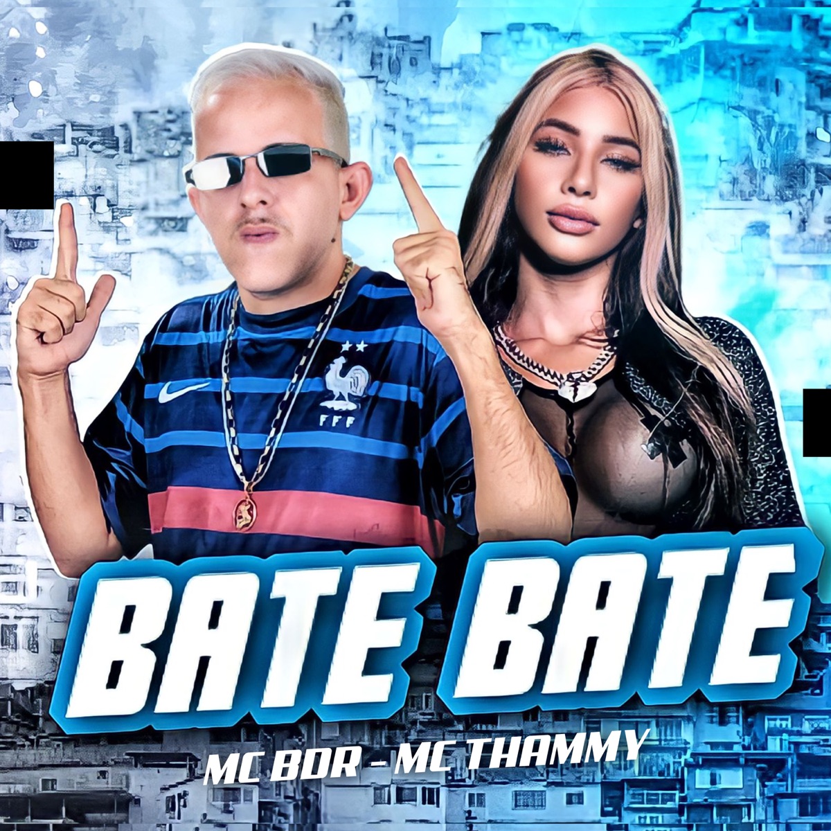 Bate Bate (Remix) - Single by MC BDR & Mc Thammy album cover