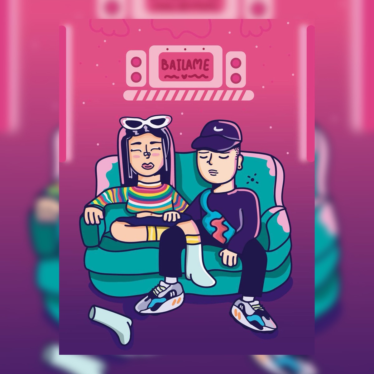 Báilame - Single by A Kidd album cover