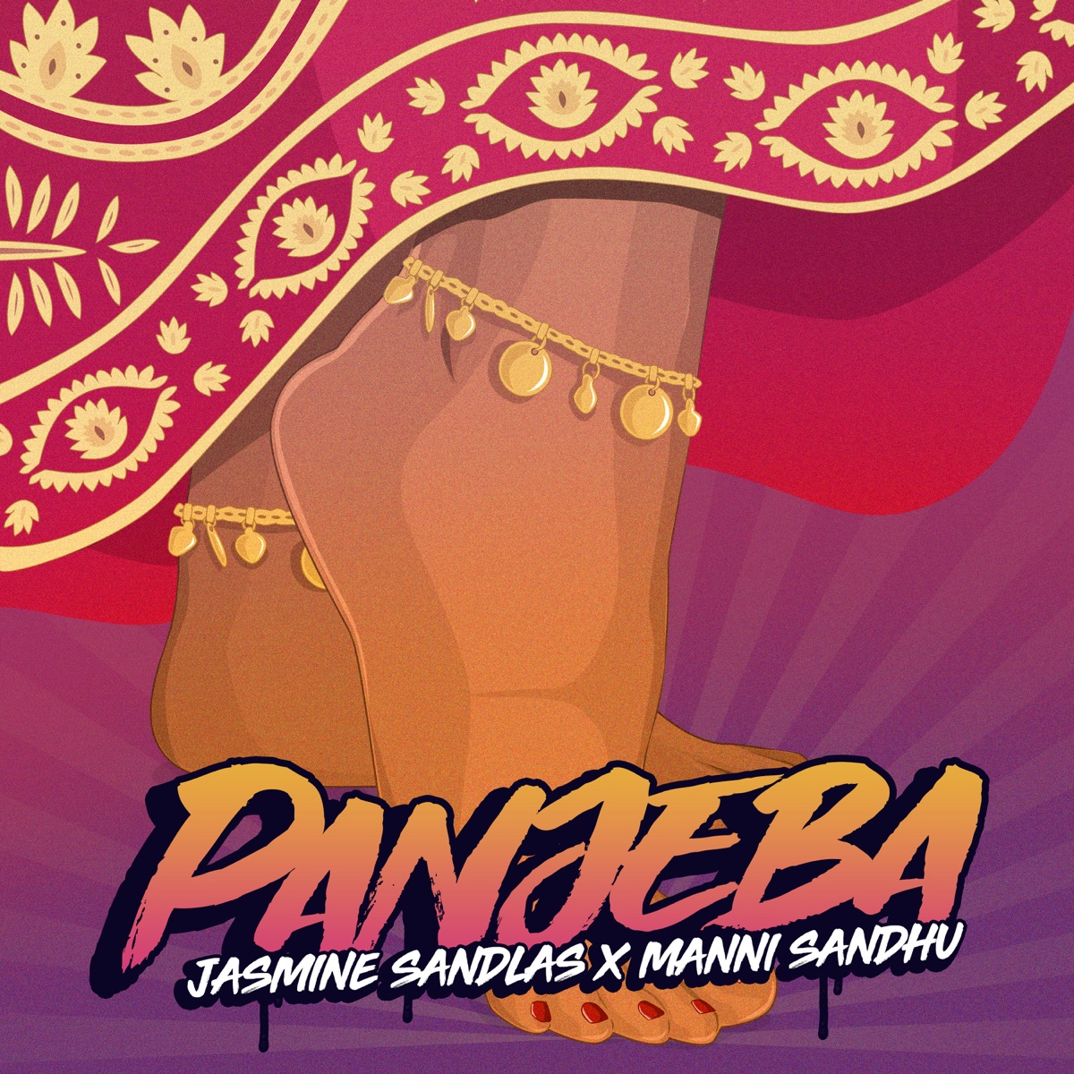 Panjeba - Single by Jasmine Sandlas & Manni Sandhu album cover