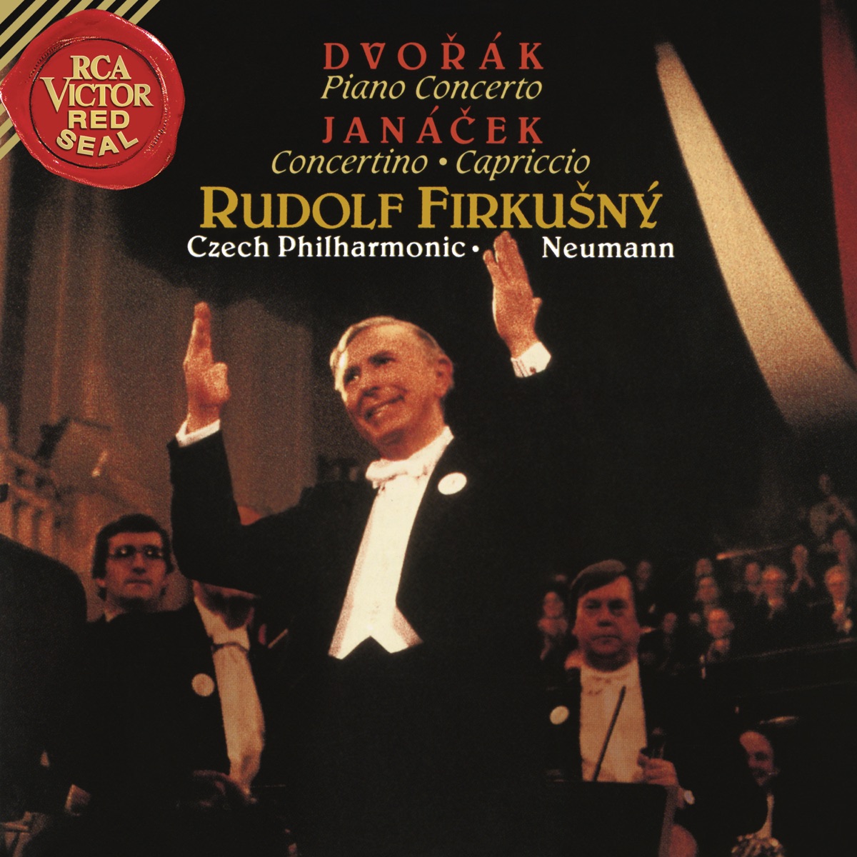 Dvorak: Piano Concerto in G Minor, Op. 33 - Janacek: Concertino & Capriccio for Piano by Rudolf Firkusny album cover