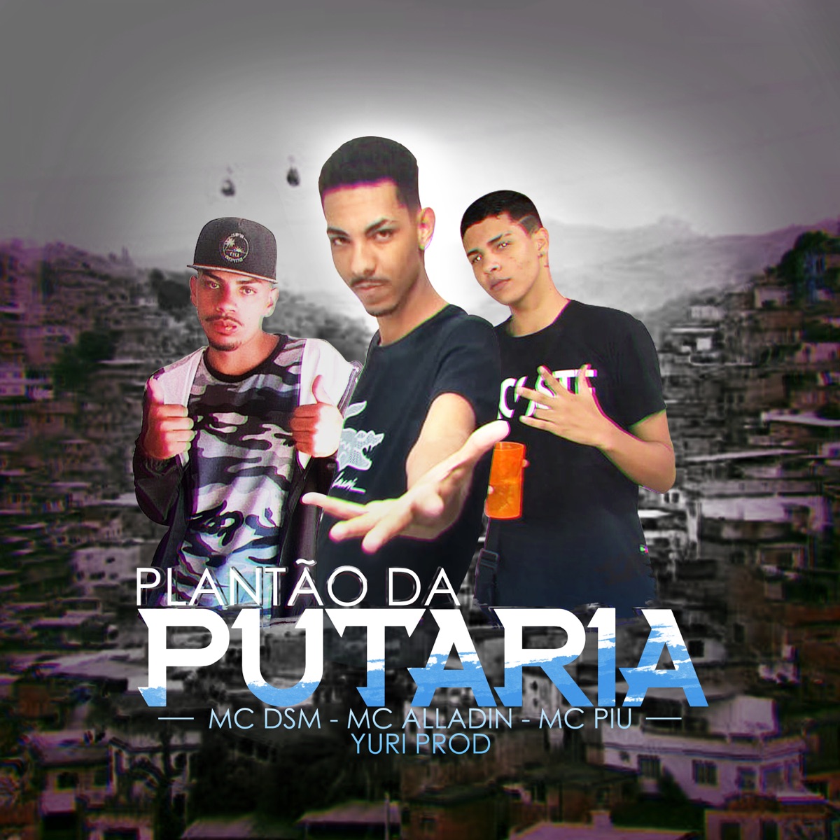 Plantão da Putaria - Single by MC DSM, MC Aladdin & MC Piu album cover