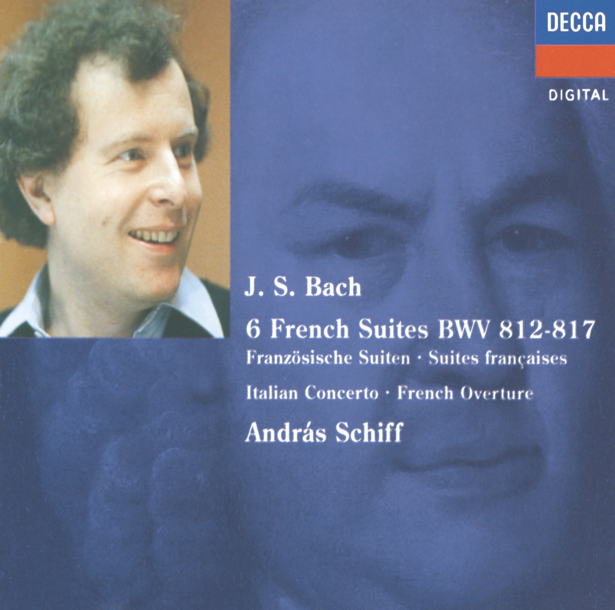 Bach, J.S. : 6 French Suites BWV 812-817 - Italian Concerto by András Schiff album cover