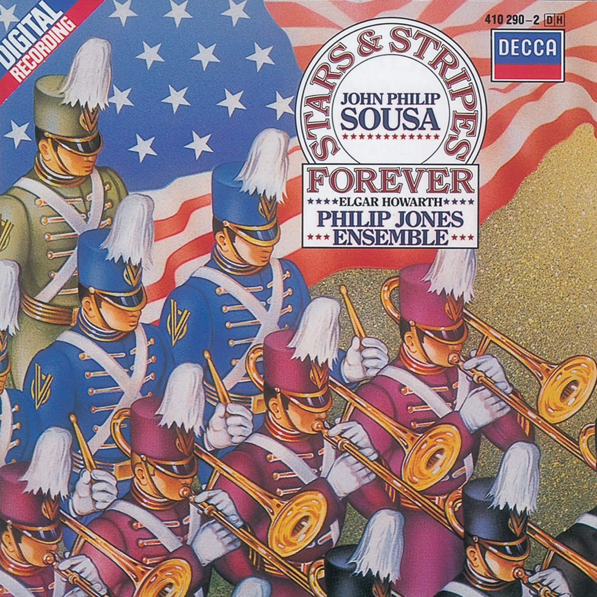 Sousa Marches by Philip Jones Brass Ensemble & Elgar Howarth album cover