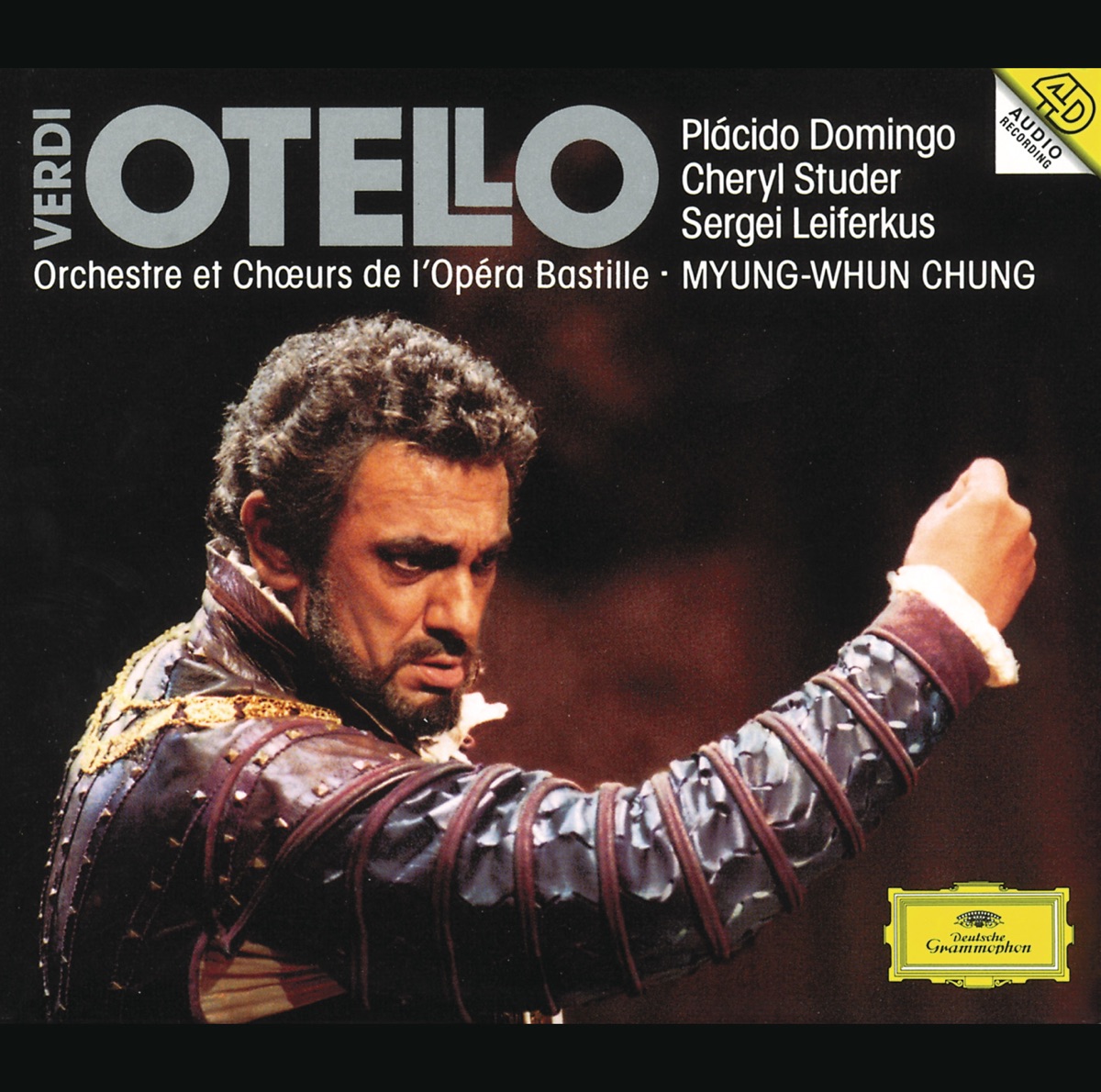 Verdi: Otello (Complete) by Paris Opera Orchestra, Cheryl Studer, Myung-Whun Chung, Plácido Domingo & Sergei Leiferkus album cover