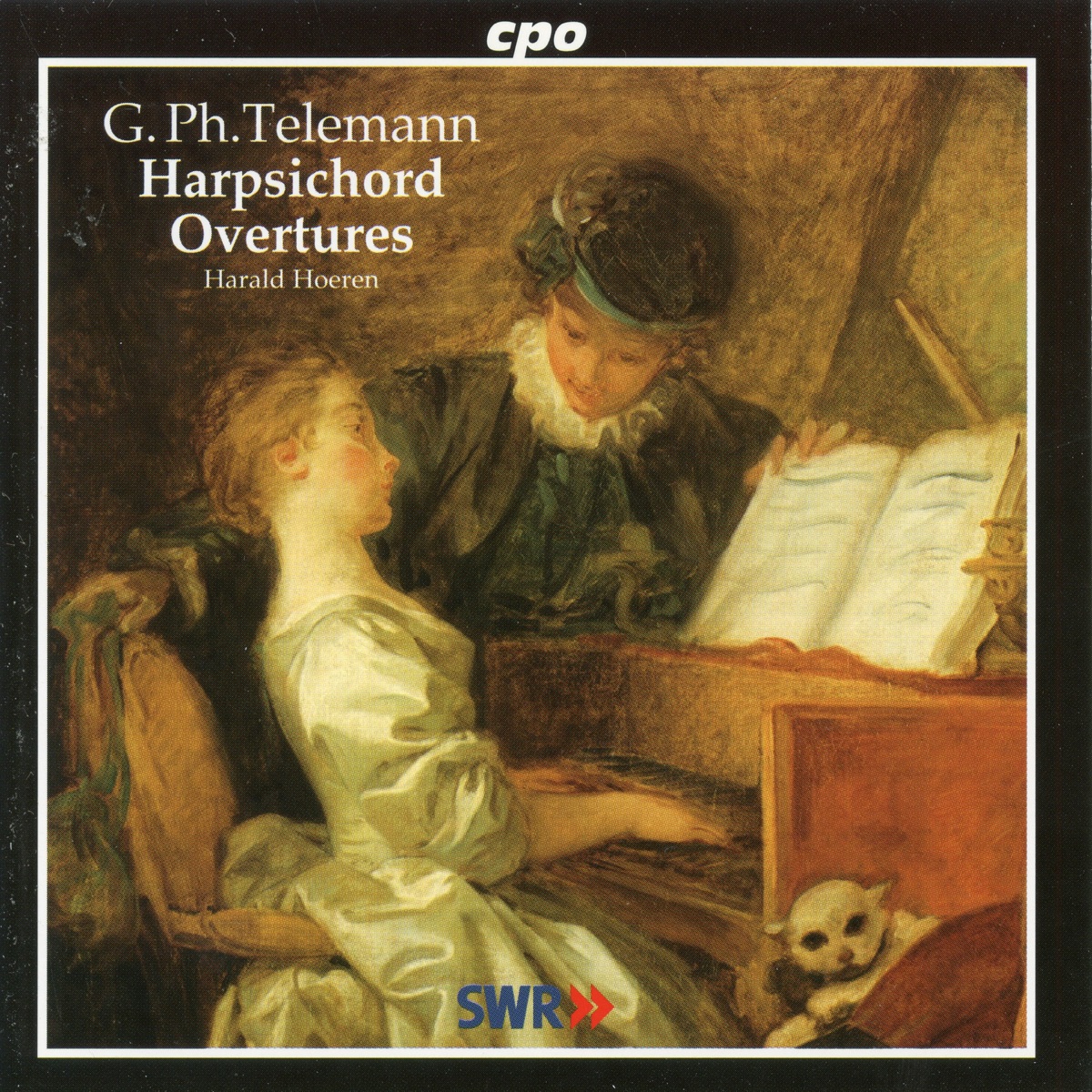 Telemann: Harpsichord Overtures by Harald Hoeren album cover