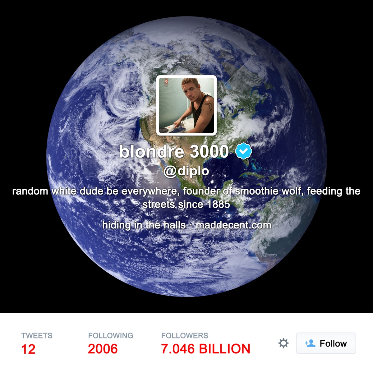 Random White Dude Be Everywhere by Diplo album cover