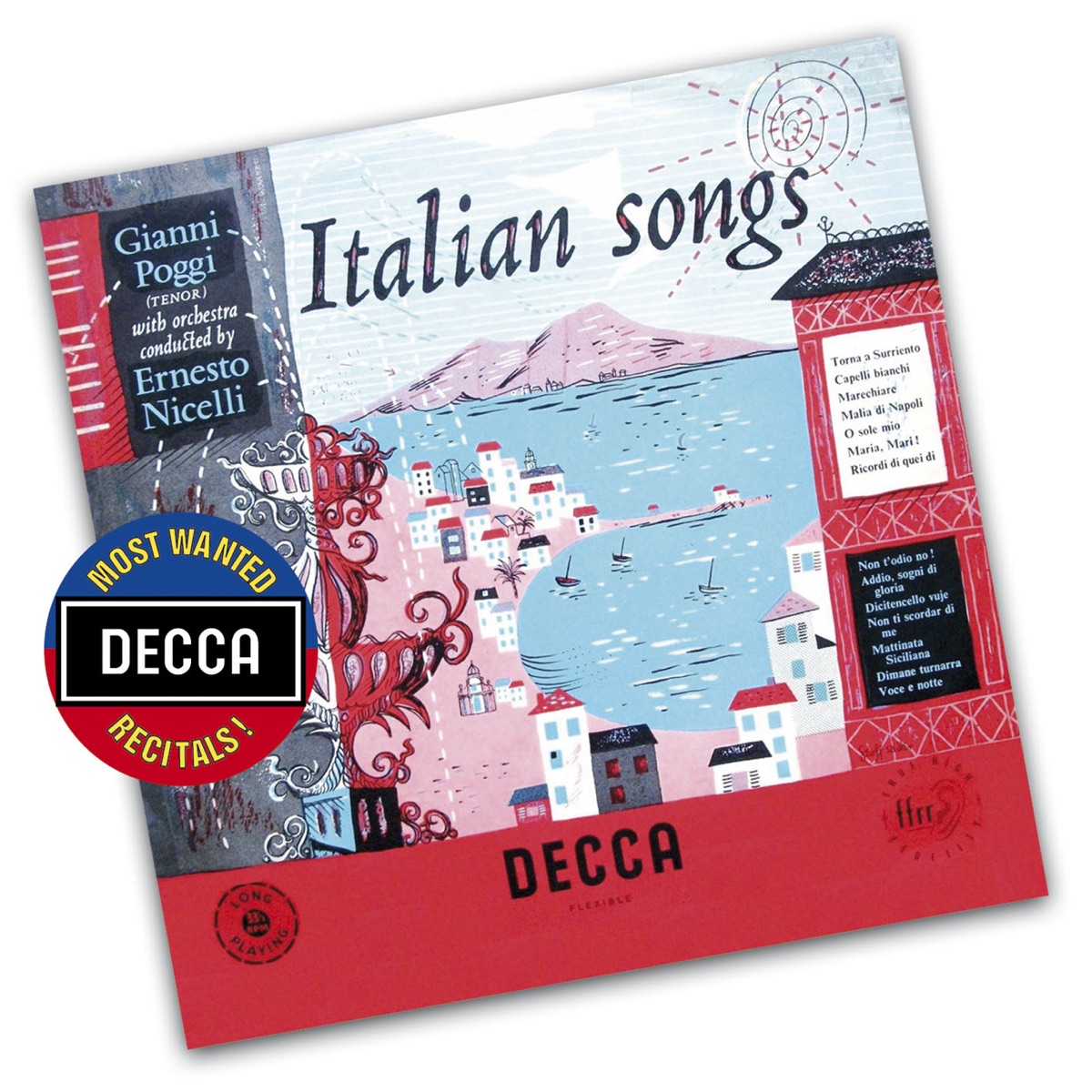 Gianni Poggi - Italian Songs by Gianni Poggi & Ernest Nicelli album cover
