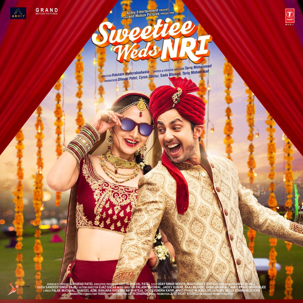 Sweetiee Weds NRI (Original Motion Picture Soundtrack) by Arko, Jaidev Kumar, Palash Muchhal, Raaj Aashoo, Shah Jahan Ali, Saurabh Senger & Jay Mehta album cover