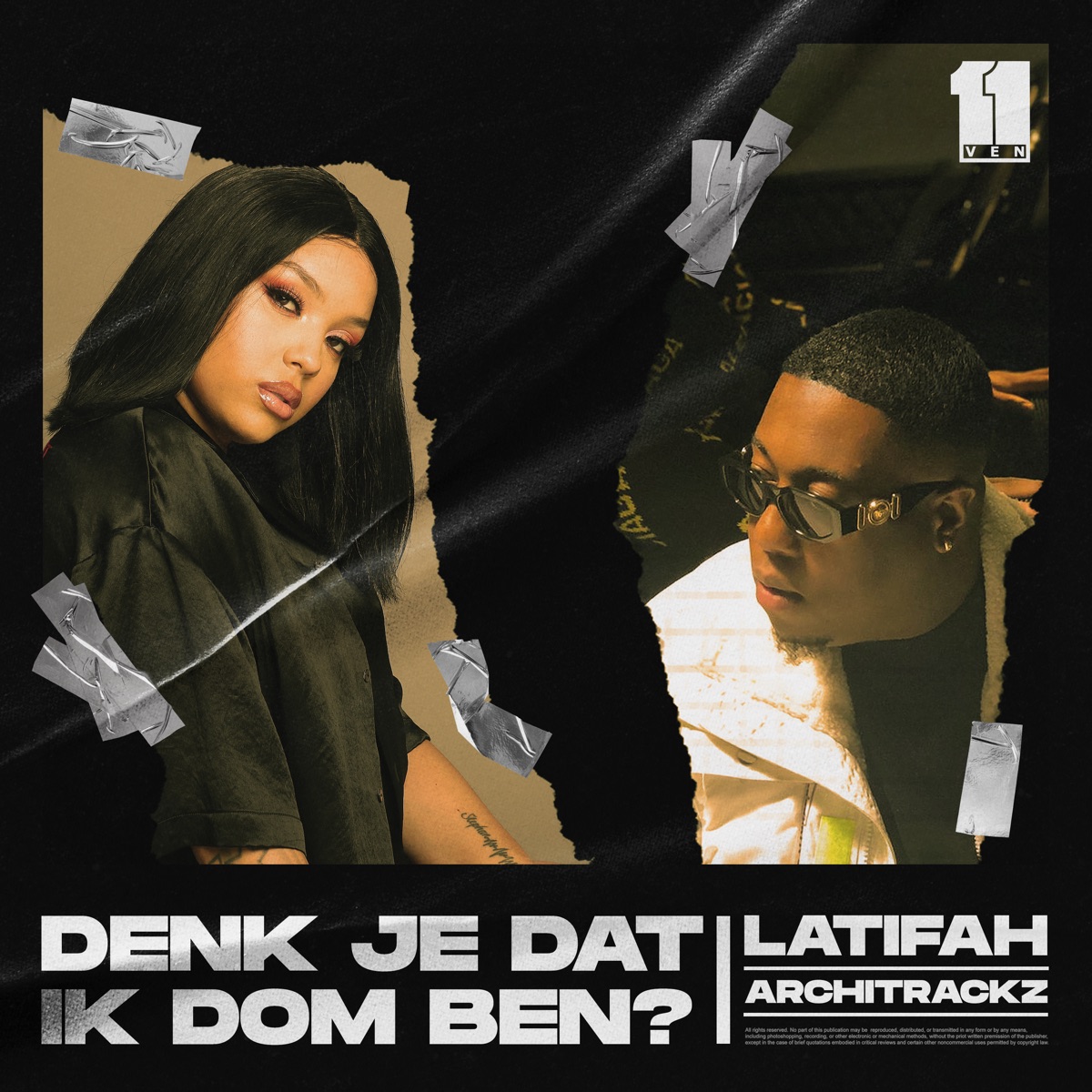 Denk Je Dat Ik Dom Ben ? - Single by Latifah & Architrackz album cover