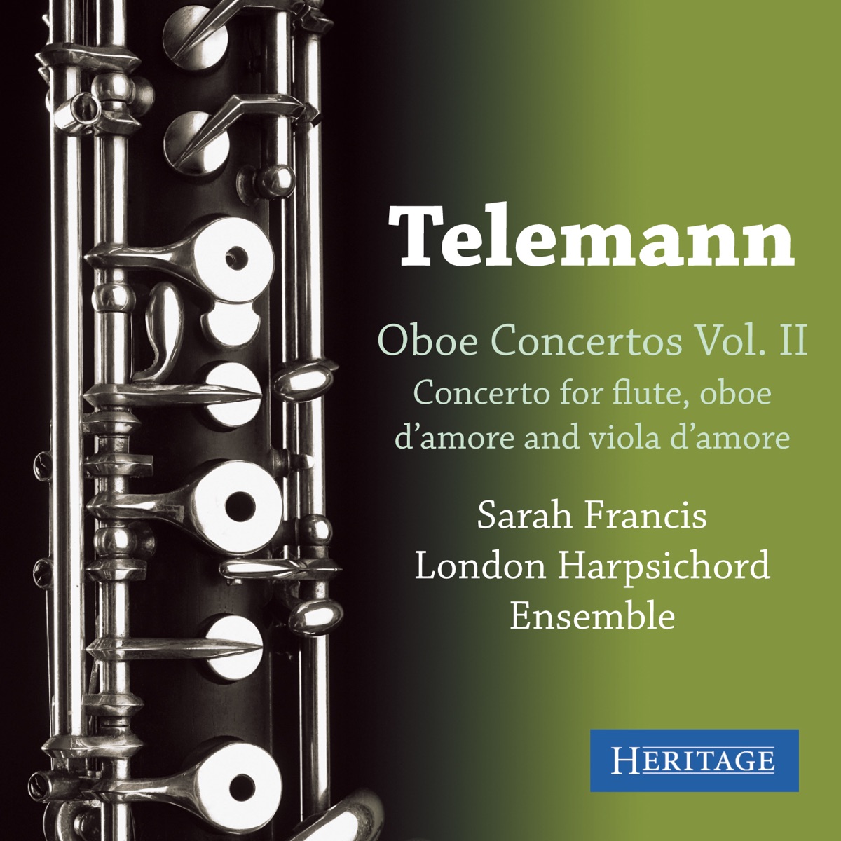 Telemann: Oboe Sonatas Vol. II by London Harpsichord Ensemble & Sarah Francis album cover