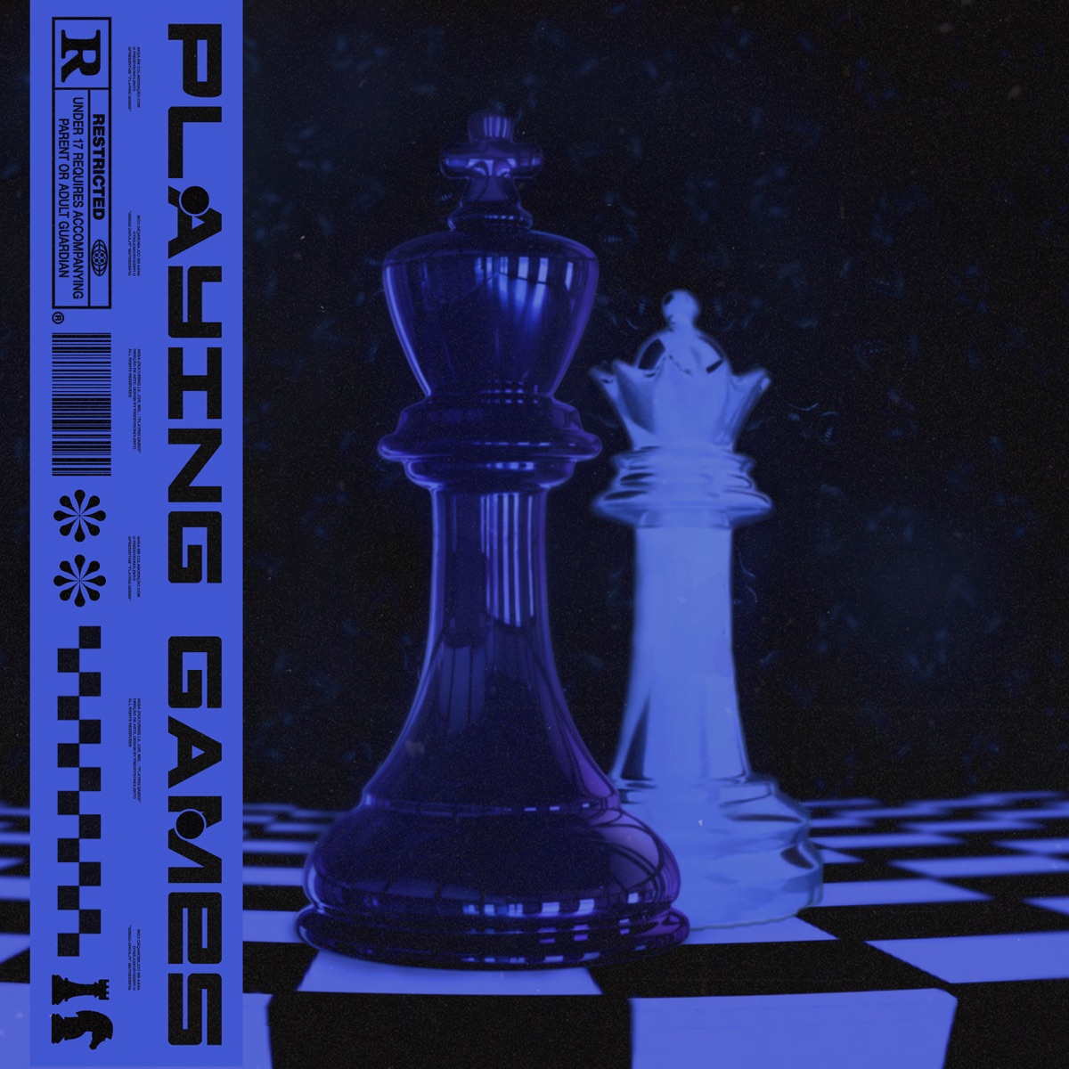 Playing Games (feat. Lil jor & Mel) - Single by aksacyber album cover