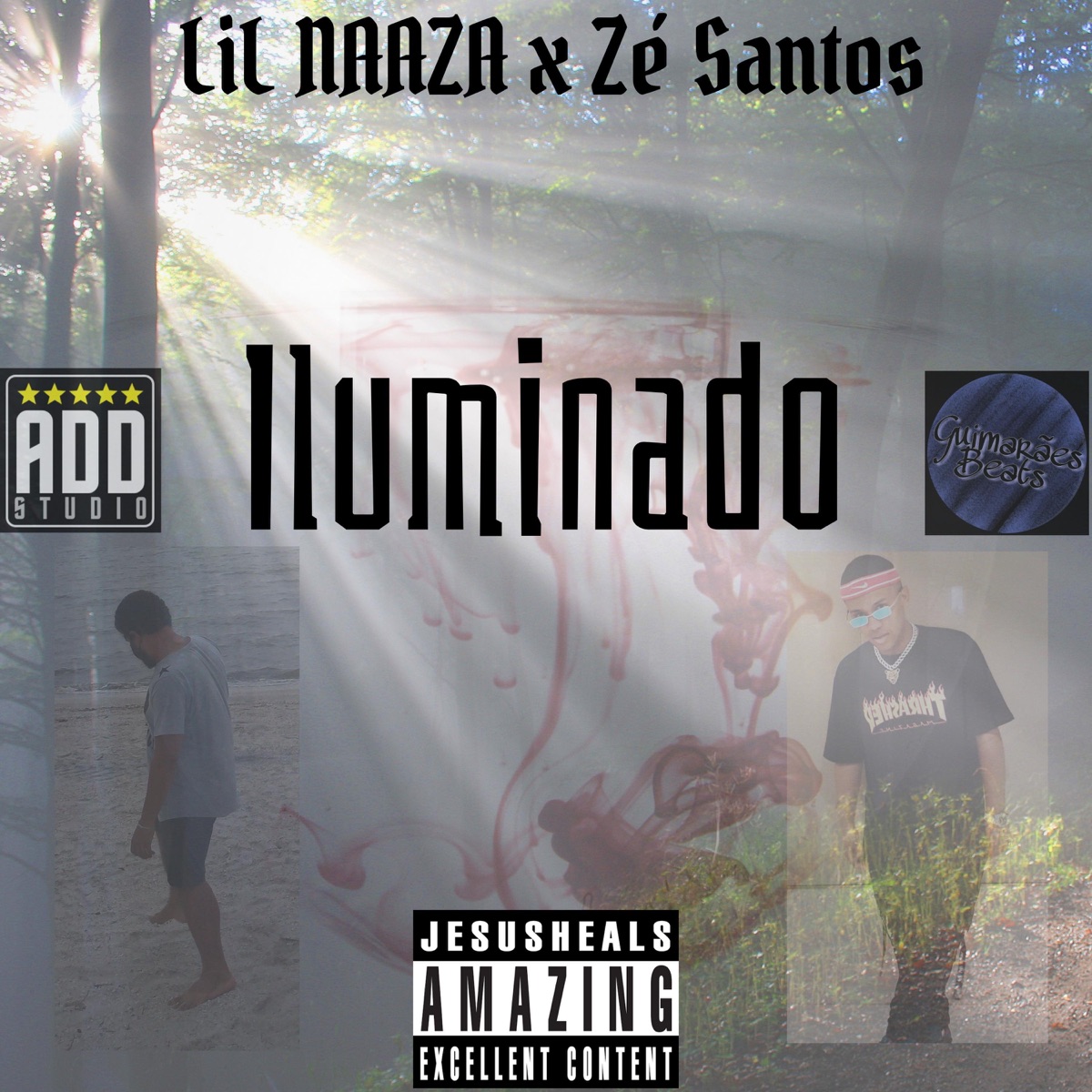 Iluminado (feat. Mc zé santos) - Single by Lil Naaza album cover