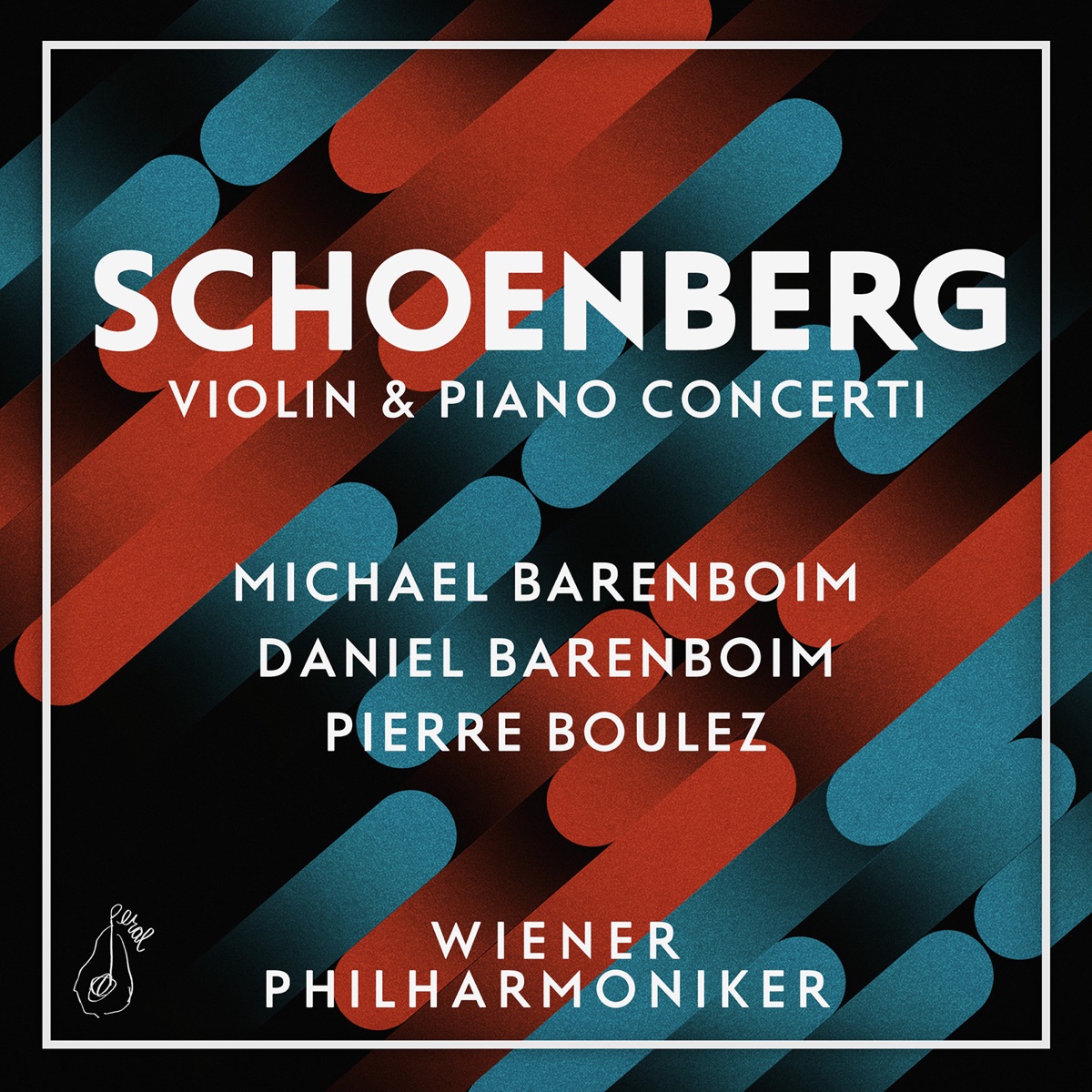 Schoenberg: Violin & Piano Concerti by Vienna Philharmonic, Michael Barenboim, Pierre Boulez & Daniel Barenboim album cover