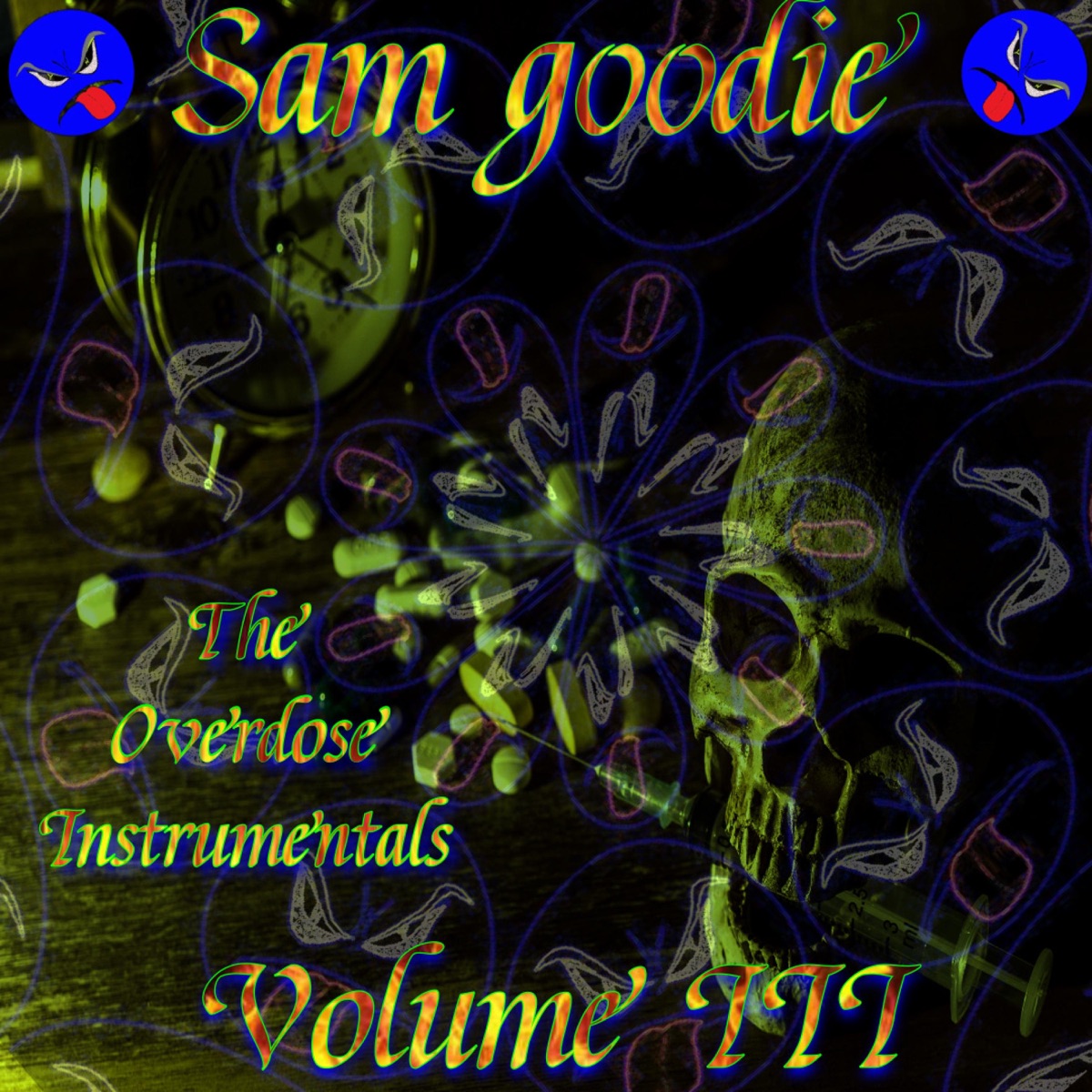 The Overdose Instrumentals, Vol. 3 by Sam G00die album cover