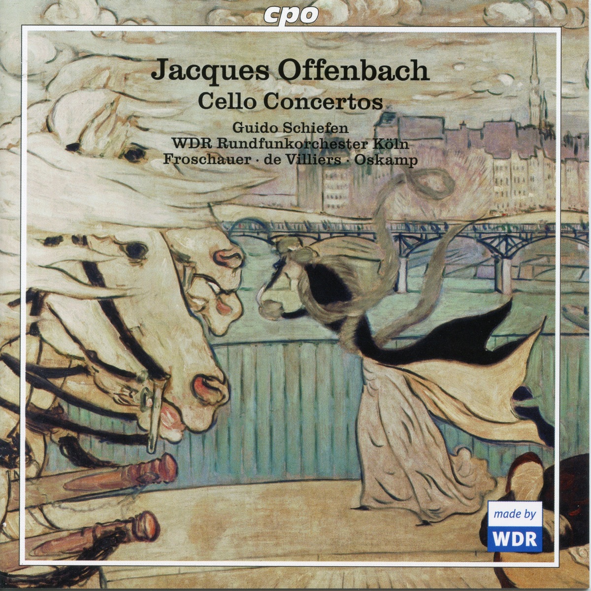 Offenbach: Cello Concertos by Guido Schiefen & WDR Rundfunkorchester Köln album cover