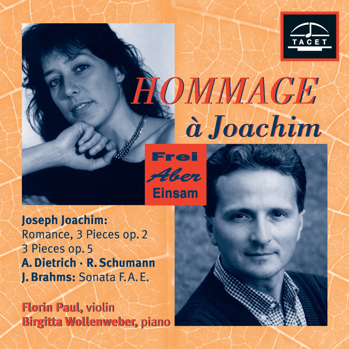 Frei aber einsam, Vol. 4: Hommage à Joachim by Florin Paul & Birgitta Wollenweber album cover