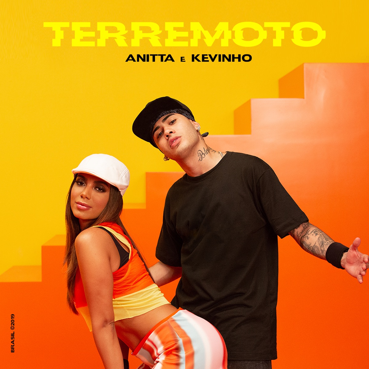Terremoto - Single by Anitta & Kevinho album cover