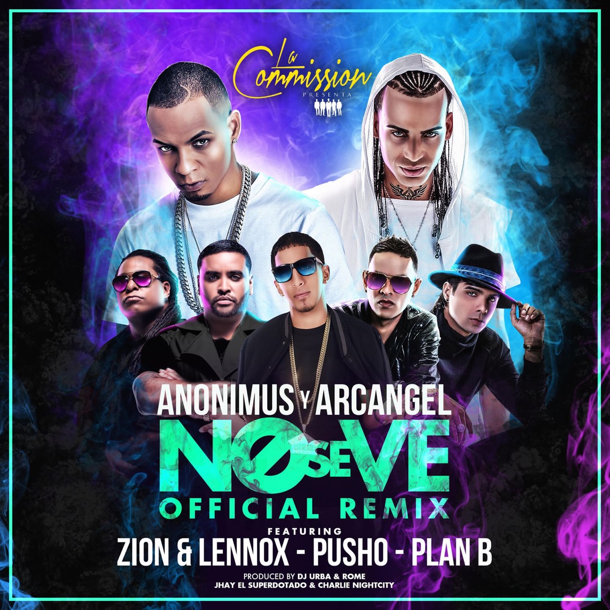 No Se Ve (Remix) [feat. Arcángel, Plan B, Pusho & Zion & Lennox] - Single by Anonimus album cover