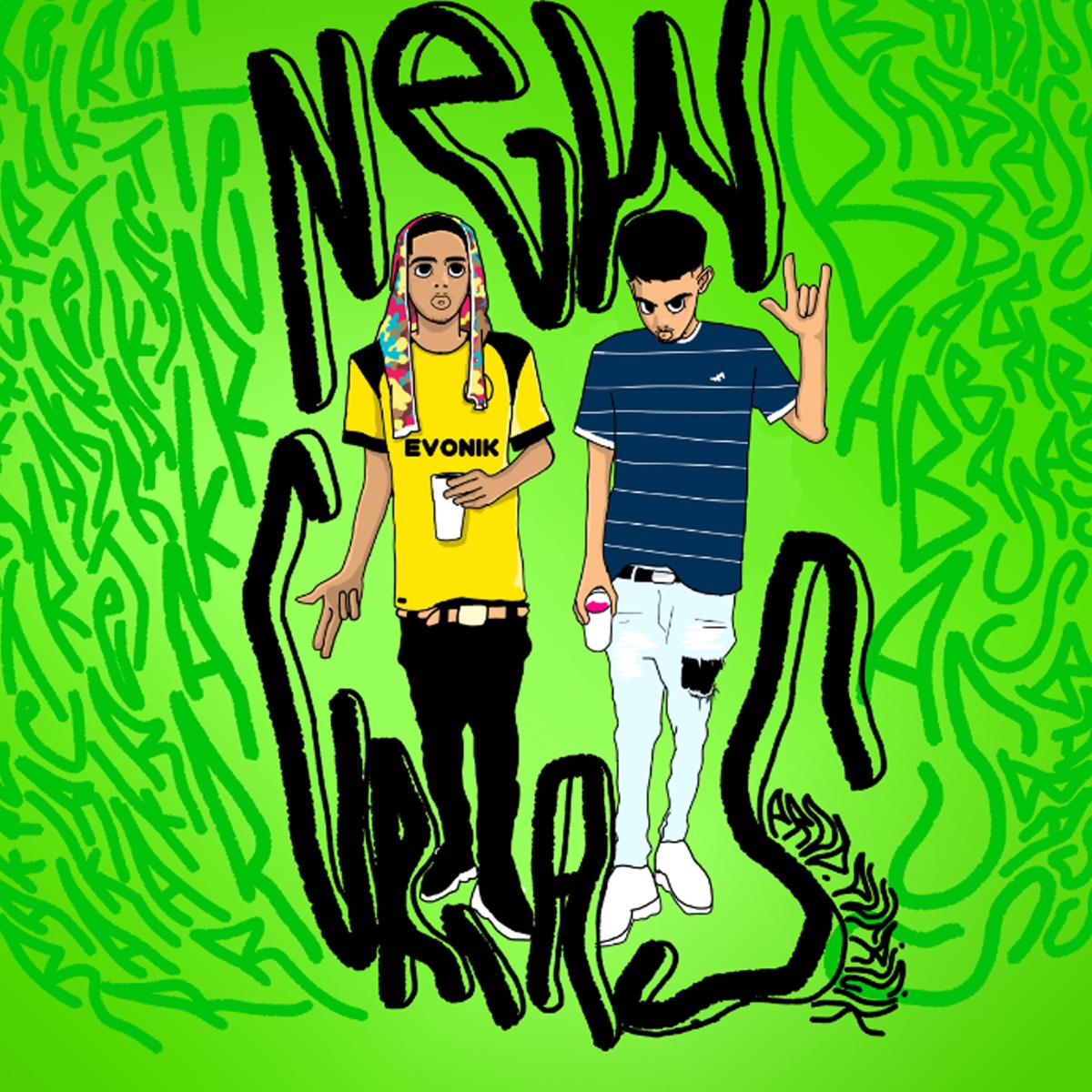 New Crias (feat. Babasskfreak) - Single by TERKAR album cover