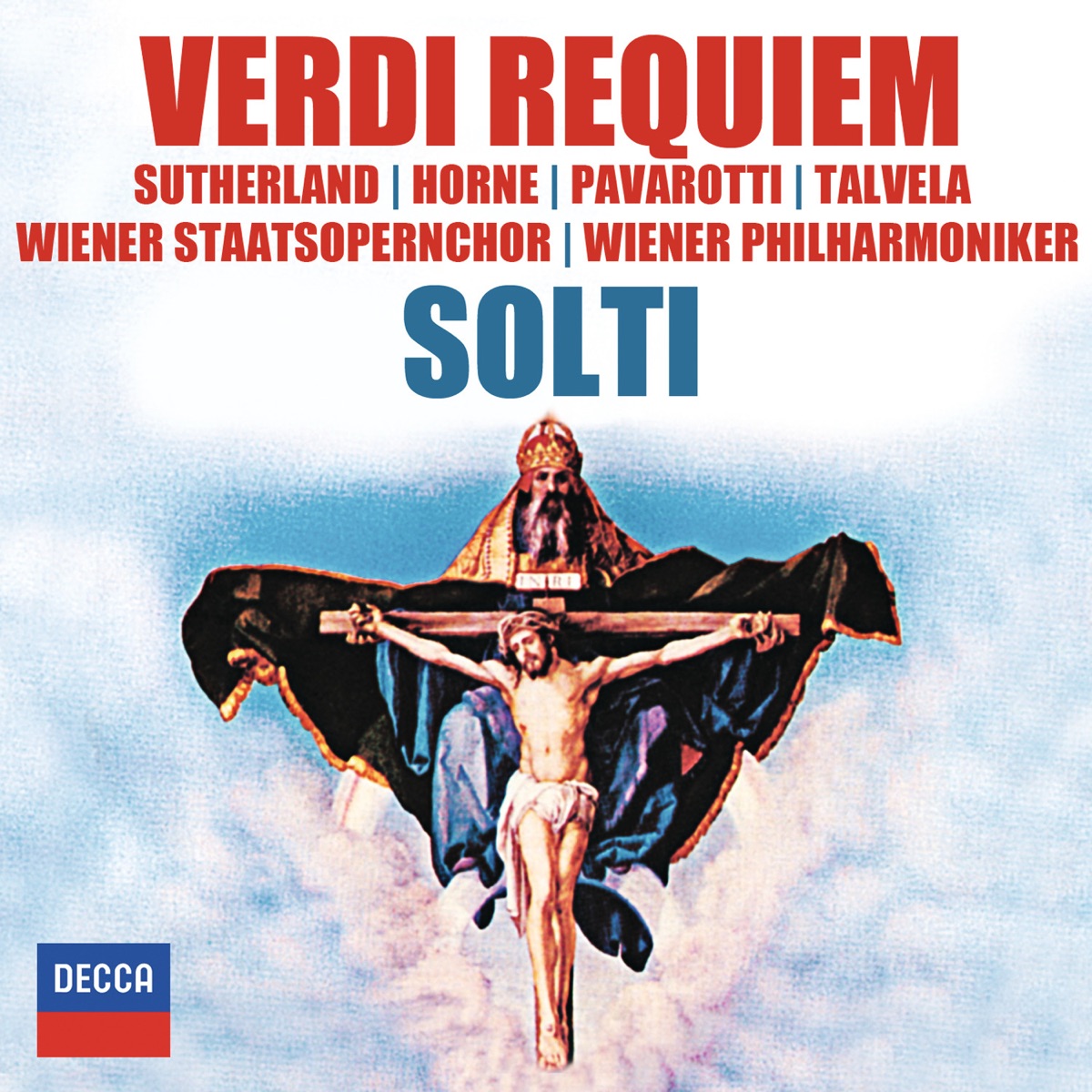 Verdi: Requiem by Vienna Philharmonic, Chorus of the Vienna State Opera & Sir Georg Solti album cover