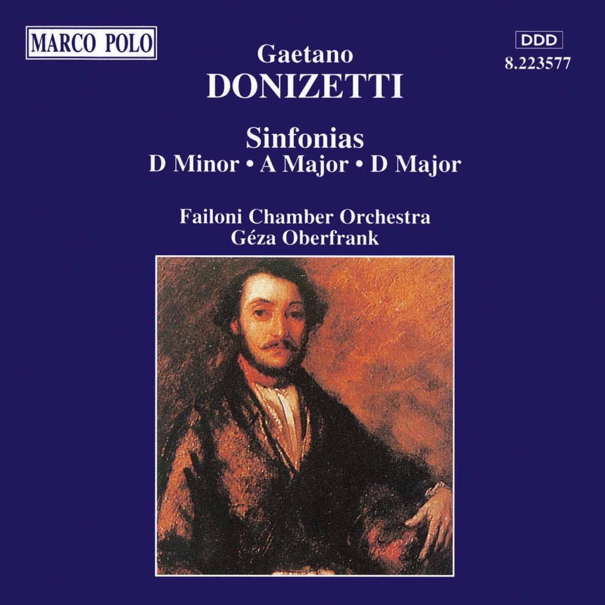 Mika Eichenholznizetti: Sinfonias in D Minor, A Major and D Major by Failoni Chamber Orchestra & Géza Oberfrank album cover