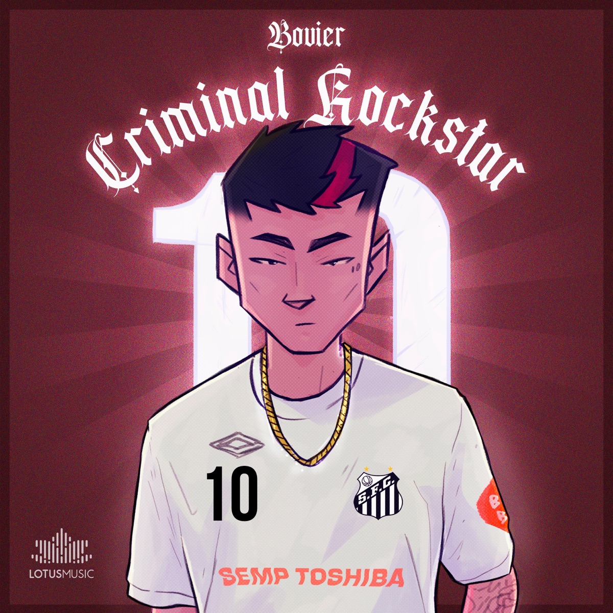 Criminal Rockstar - Single by Bovier album cover