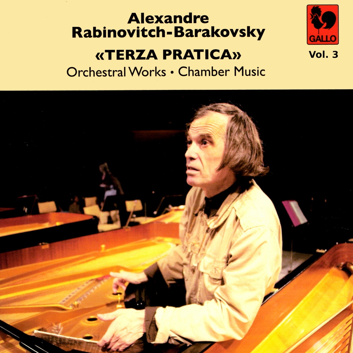 Alexandre Rabinovitch-Barakovsky: «Terza Pratica» Vol. 3 by Alexandre Rabinovitch-Barakovsky, Orchestra di Padova e del Veneto, Ensemble Musiques Nouvelles, Jean-Paul Dessy, Frédéric Macarez & Mark Drobinsky album cover