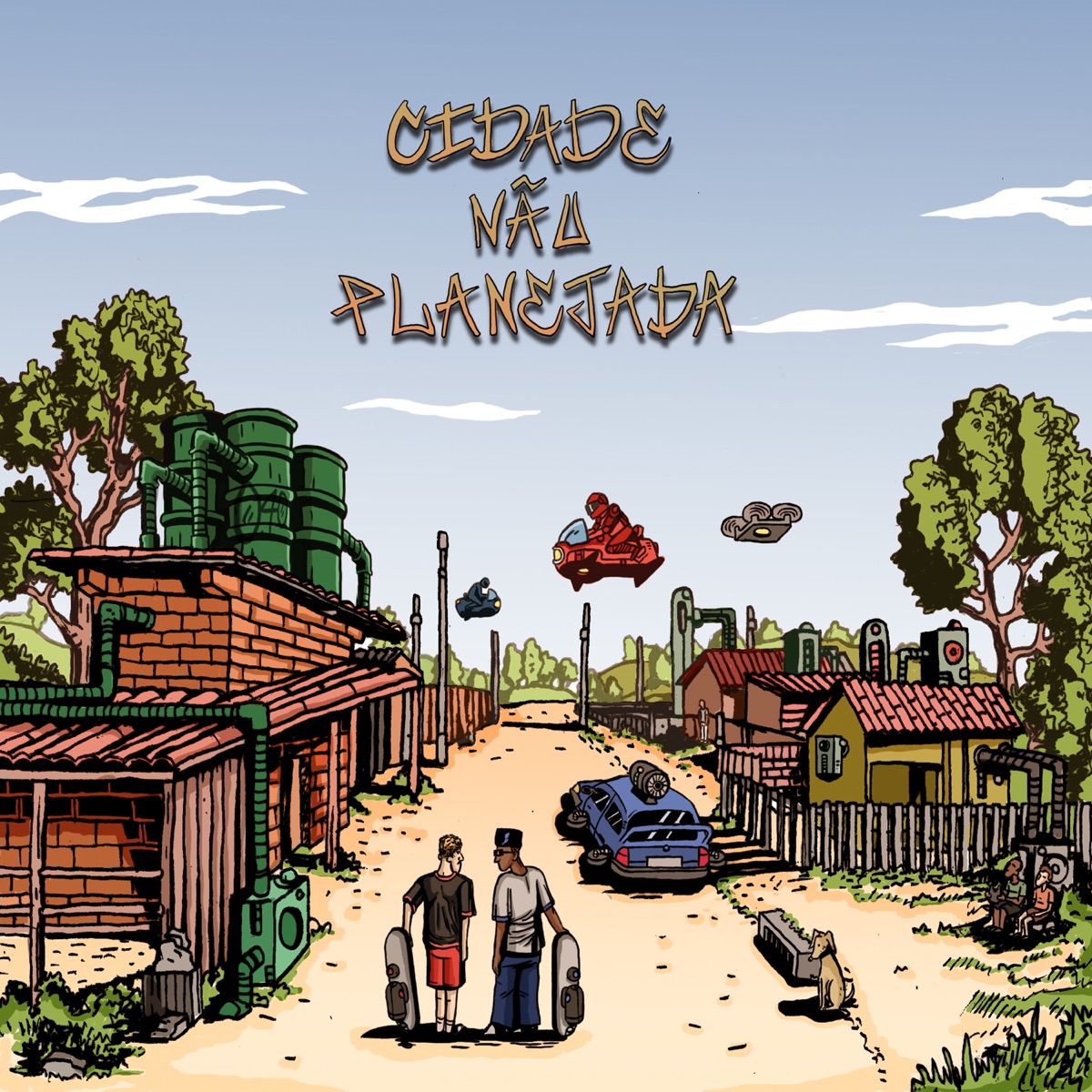 Cidade Não Planejada - EP by Hate Rct & Bluntpk album cover