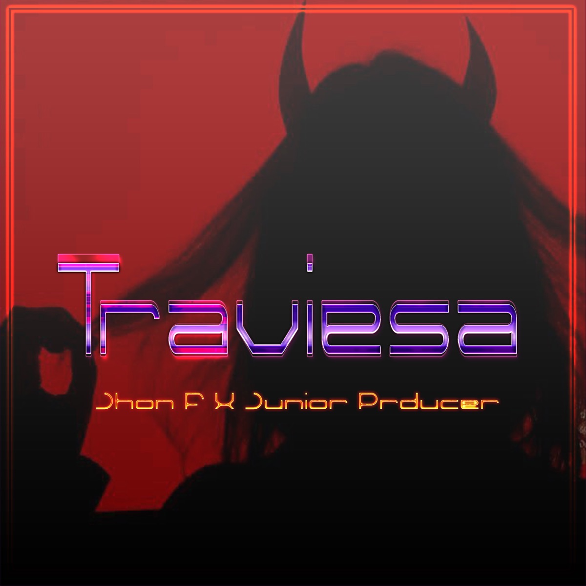 Traviesa (feat. Jhon F) - Single by Junior Producer album cover