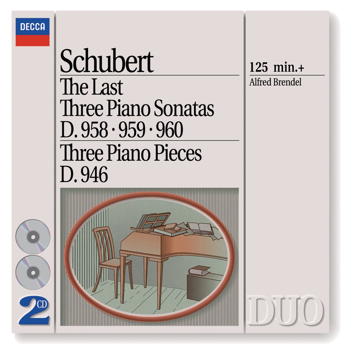 Schubert: The Last Three Piano Sonatas by Alfred Brendel album cover