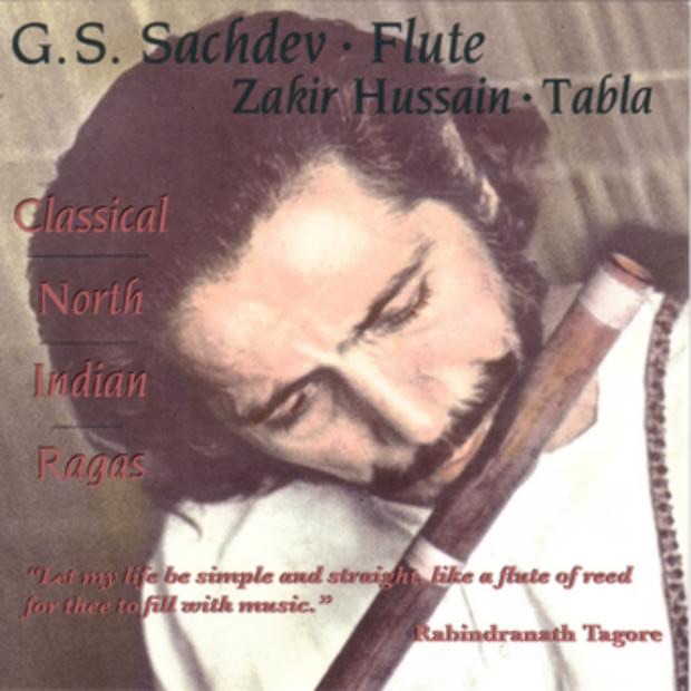 Classical North Indian Ragas by G. S. Sachdev & Zakir Hussain album cover
