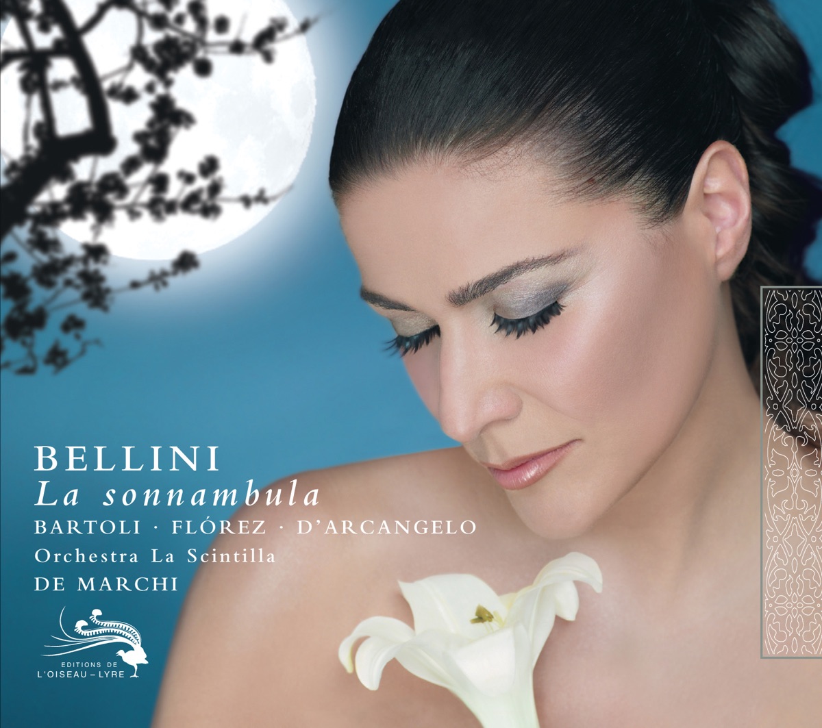Bellini: La Sonnambula by Cecilia Bartoli, Juan Diego Flórez, Orchestra La Scintilla & Alessandro De Marchi album cover