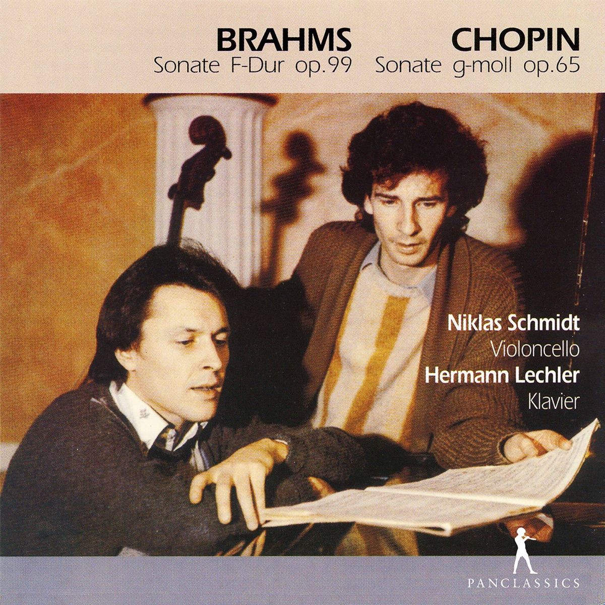Chopin & Brahms: Cello Sonatas by Niklas Schmidt & Hermann Lechler album cover