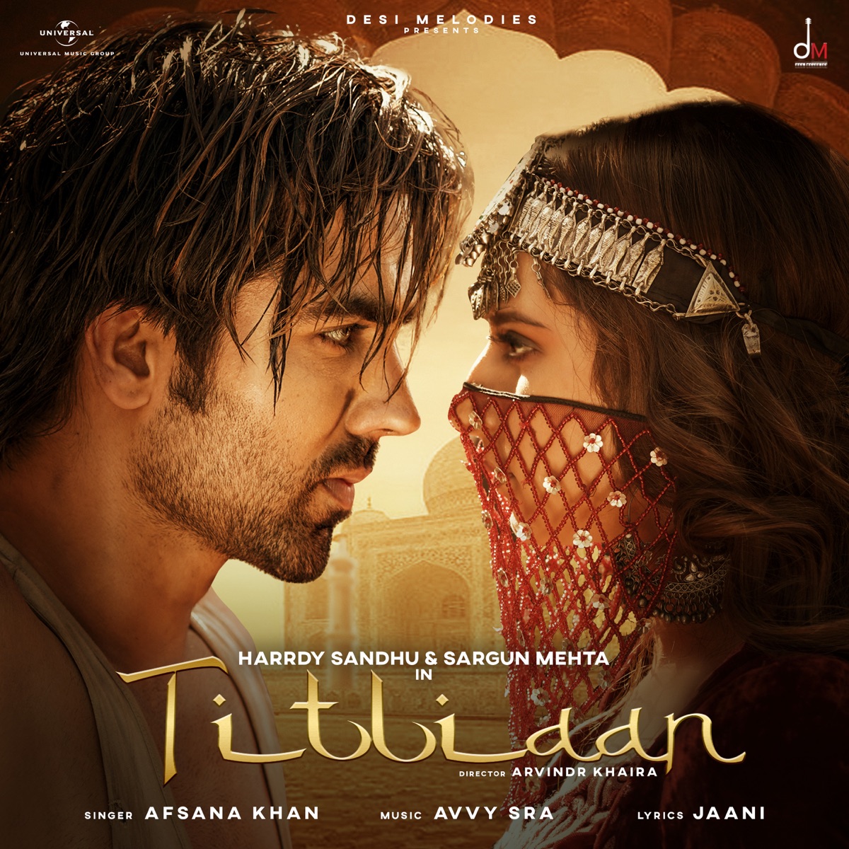 Titliaan (feat. Harrdy Sandhu & Sargun Mehta) - Single by Afsana Khan album cover
