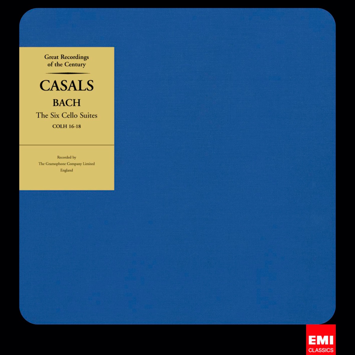 Bach: Cello Suites by Pablo Casals album cover