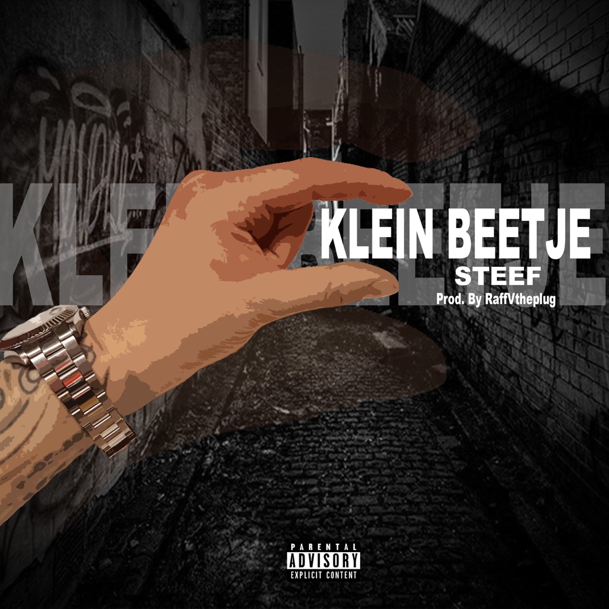 Klein Beetje - Single by Steef album cover