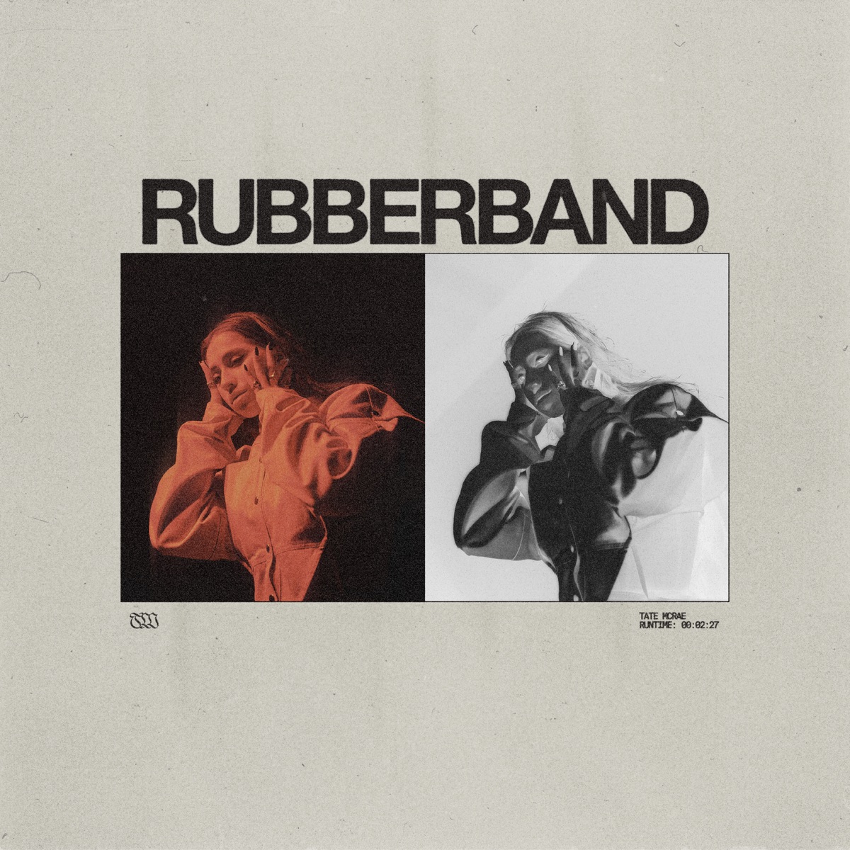 rubberband - Single by Tate McRae album cover artwork
