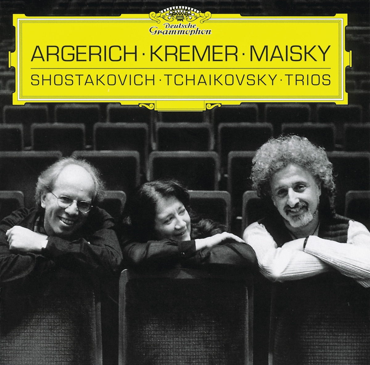 Shostakovich, Tchaikovsky: Piano Trios by Martha Argerich, Gidon Kremer & Mischa Maisky album cover
