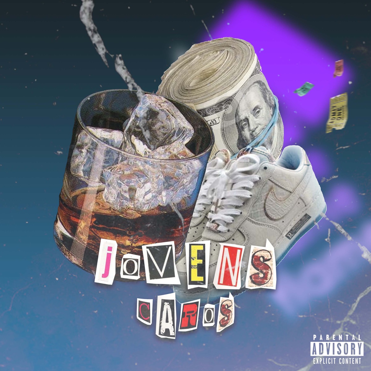 Jovens Caros (feat. Zvnt, Mustv & Lamaki) - Single by Flame Ent. album cover