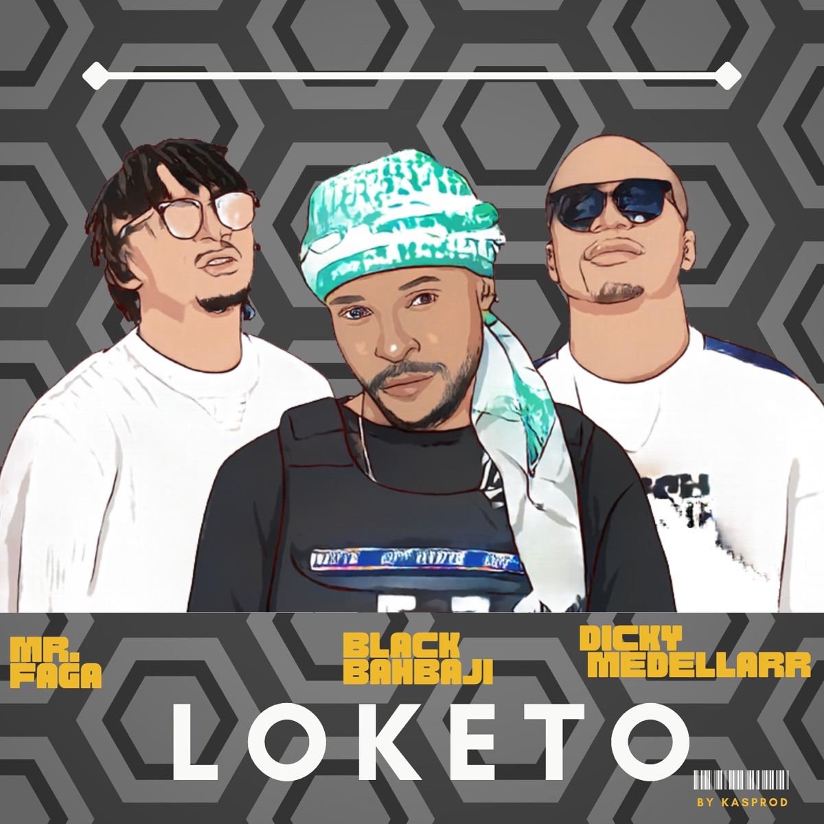 Loketo (feat. Mr. Faga & Dicky Medellarr) - Single by Black Bahbaji album cover