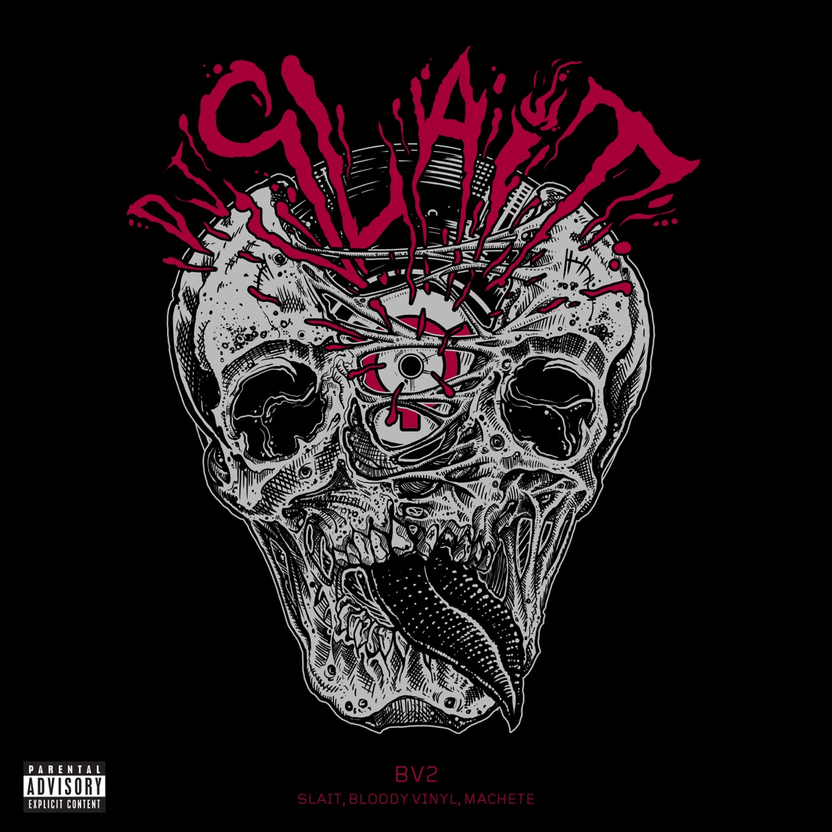 BV2 by BLOODY VINYL, MACHETE & Slait album cover