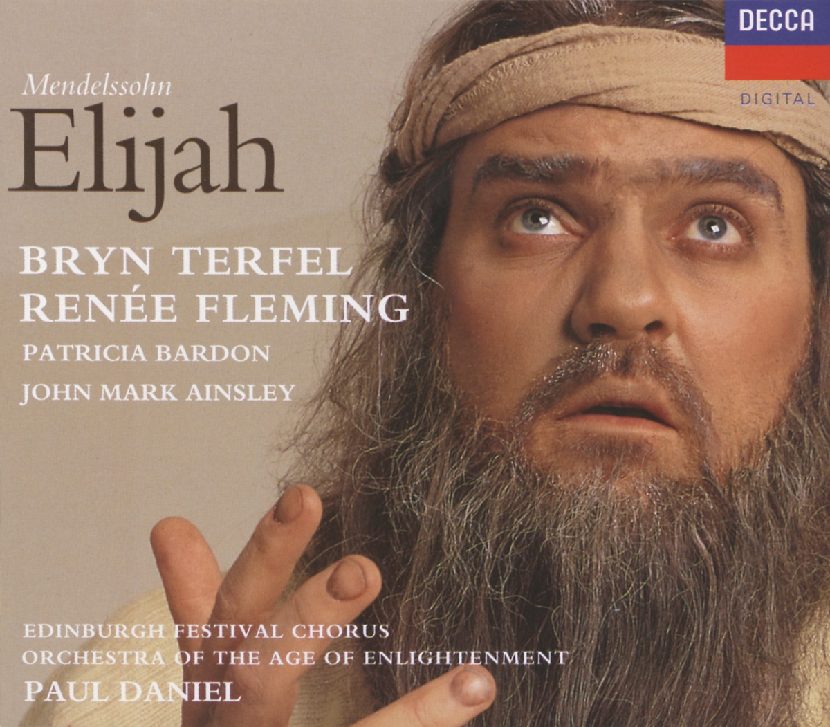 Mendelssohn: Elijah by Bryn Terfel & Renée Fleming album cover